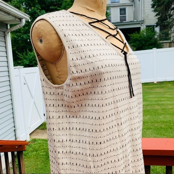 Stizzoli made in Italy sleeveless wool lace V-neck tank top 14 - Picture 2 of 9